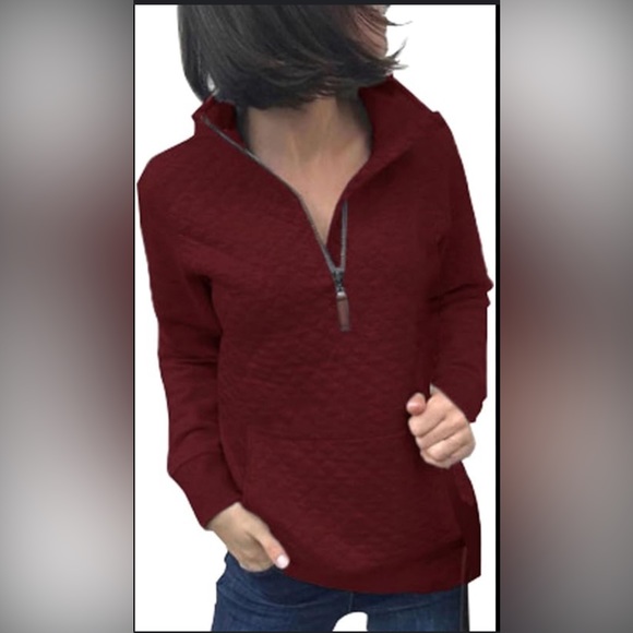 Blu Mountain Tops - Blu Mountain Quilted Half Zip